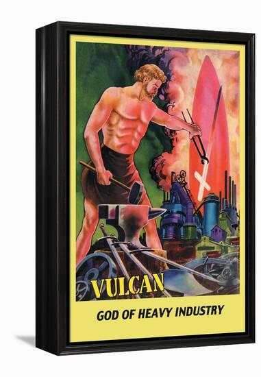 Vulcan-Frank R. Paul-Framed Stretched Canvas