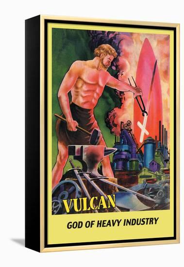 Vulcan-Frank R. Paul-Framed Stretched Canvas