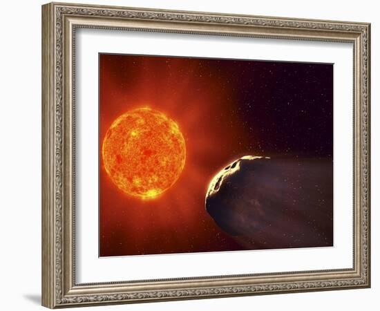 Vulcanoid Asteroid And Sun, Artwork-Equinox Graphics-Framed Photographic Print