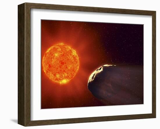 Vulcanoid Asteroid And Sun, Artwork-Equinox Graphics-Framed Photographic Print