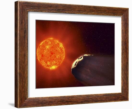 Vulcanoid Asteroid And Sun, Artwork-Equinox Graphics-Framed Photographic Print