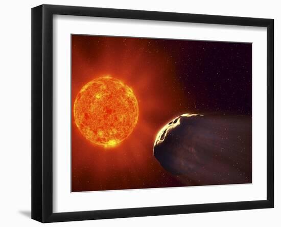 Vulcanoid Asteroid And Sun, Artwork-Equinox Graphics-Framed Photographic Print