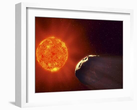 Vulcanoid Asteroid And Sun, Artwork-Equinox Graphics-Framed Photographic Print