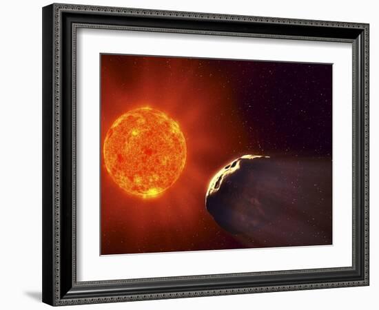 Vulcanoid Asteroid And Sun, Artwork-Equinox Graphics-Framed Photographic Print