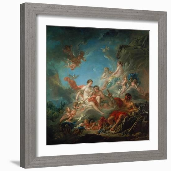 Vulkan Ueberreicht Venus Die Waffen Fuer Aeneas-Francois Boucher-Framed Giclee Print