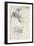 Vulture, sketch, 6 (pen on paper)-Ralph Steadman-Framed Giclee Print