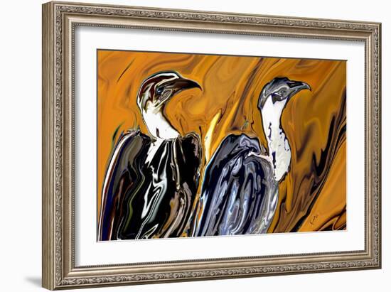 Vulture-Rabi Khan-Framed Art Print