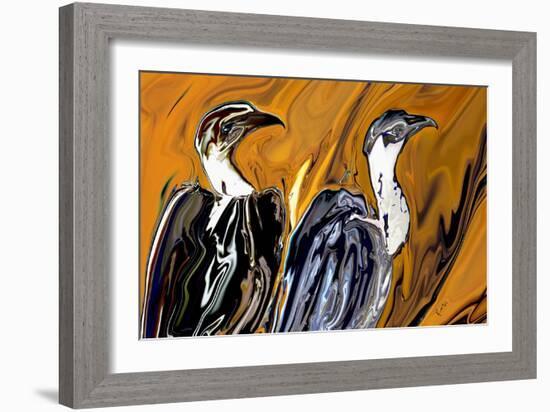 Vulture-Rabi Khan-Framed Art Print