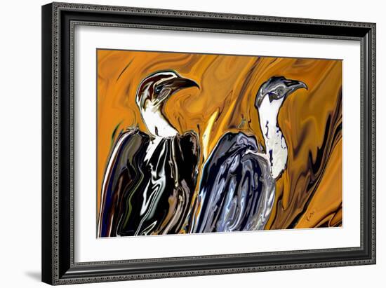 Vulture-Rabi Khan-Framed Art Print