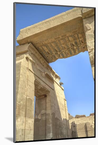 Vultures Painted on a Lintel, Temple of Haroeris and Sobek, Kom Ombo, Egypt,North Africa, Africa-Richard Maschmeyer-Mounted Photographic Print