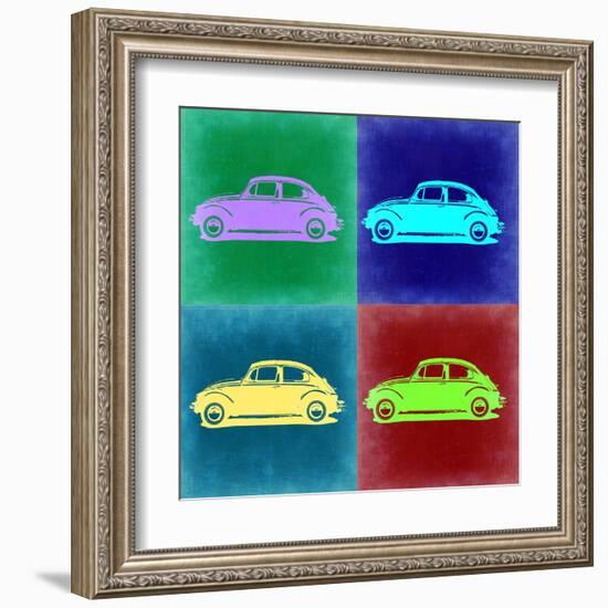 VW Beetle Pop Art 3-NaxArt-Framed Art Print