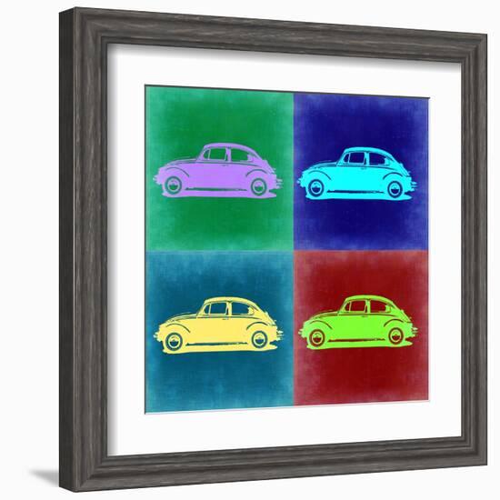 VW Beetle Pop Art 3-NaxArt-Framed Art Print