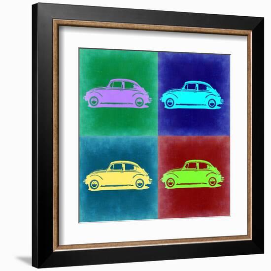 VW Beetle Pop Art 3-NaxArt-Framed Art Print
