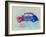 VW Beetle Watercolor 1-NaxArt-Framed Art Print