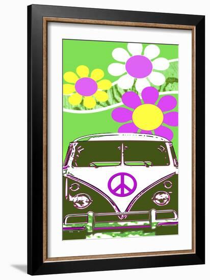 VW Lime-Larry Hunter-Framed Giclee Print