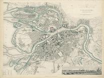 Map of Petersburg, 1834-W.B. Clarke-Mounted Giclee Print