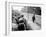 W. Berlin Citizens Crowding Against Nascent Berlin Wall in Russian Controlled Sector of the City-Paul Schutzer-Framed Photographic Print