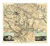 Hughes Military Map of Richmond and Petersburgh, Virginia, c.1864-W^c^ Major Hughes-Art Print