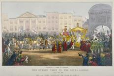 View of Temple Bar During Queen Victoria's Visit to the City of London in 1837-W Clerk-Giclee Print