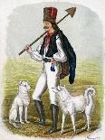 Hungarian Man with Dogs, 1809-W Dickes-Giclee Print