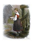 Norwegian Farm Girl, 1809-W Dickes-Giclee Print