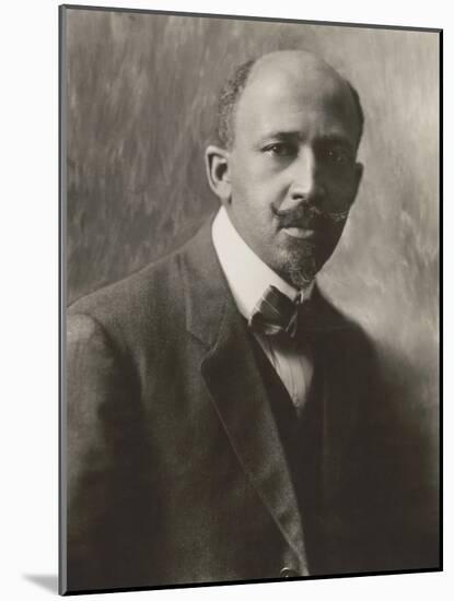 W.E.B. Du Bois, Intellectual Leader of the Early 20th Century African American Rights Movement-null-Mounted Photo