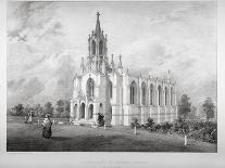 North View of the Church of St James, Clapham, London, C1850-W Eldridge-Giclee Print