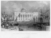 The New Custom House, Liverpool, 1836-W Finden-Giclee Print