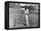 W.G. Grace Bowling at the Crystal Palace Cricket Ground-null-Framed Premier Image Canvas