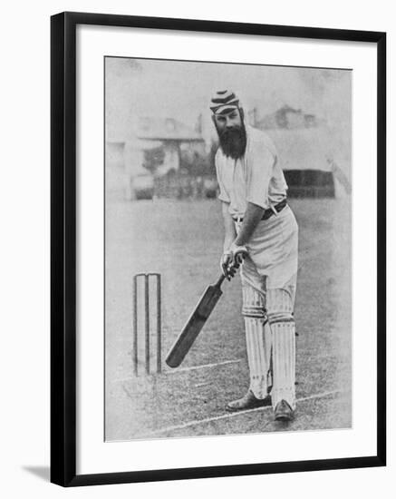 W G Grace Ready to Receive the Ball-null-Framed Photographic Print