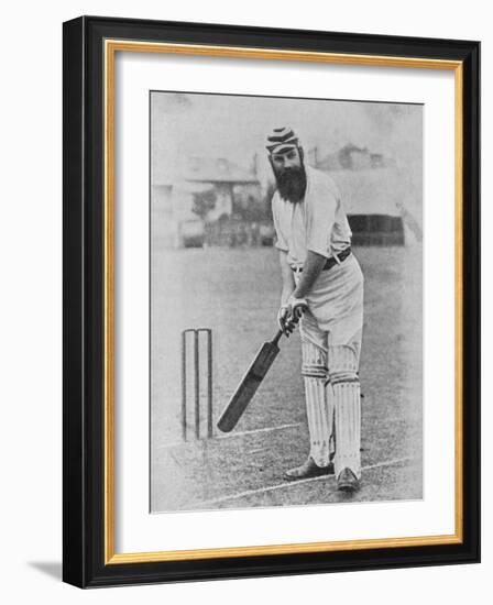 W G Grace Ready to Receive the Ball-null-Framed Photographic Print