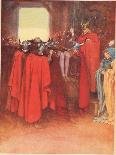 Horatio Tells His Men to 'Bear Hamlet Like a Soldier', from 'Hamlet' by William Shakespeare,…-W. G. Simmonds-Mounted Giclee Print