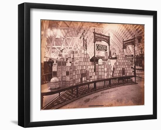 W.G. Wilson and Co.'s Exhibit - Walter G. Wilson and Co. Crackers, Agricultural Hall,…-null-Framed Giclee Print