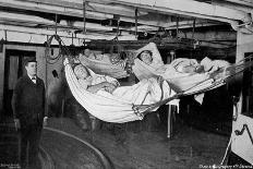 Issuing Rum on Board HMS 'Royal Sovereign, 1896-W Gregory-Framed Premier Image Canvas