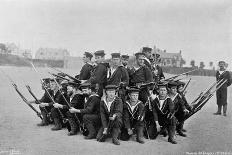 Issuing Rum on Board HMS 'Royal Sovereign, 1896-W Gregory-Framed Premier Image Canvas