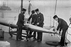 Issuing Rum on Board HMS 'Royal Sovereign, 1896-W Gregory-Mounted Giclee Print