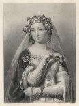 Queen of Edward I Daughter of Ferdinand III of Castile and Joan of Ponthieu-W.h. Egleton-Framed Art Print