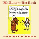 Mr Bunny, His Book by Adam L. Sutton. Illustrated-W.H. Fry-Art Print