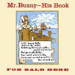 Mr. Bunny - His Book, for Sale Here-W.H. Fry-Framed Art Print