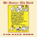 Mr. Bunny, His Book by Adam L. Sutton-W.H. Fry-Framed Stretched Canvas