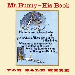Mr. Bunny, His Book by Adam L. Sutton-W.H. Fry-Framed Stretched Canvas