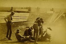 Passenger Train on Posada-Encarnation Trestle Bridge, Mexico-W.H. Jackson-Photographic Print