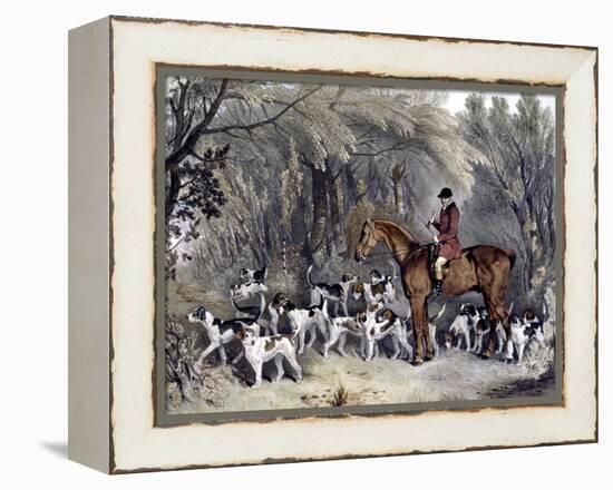 W. Head, Huntsman to the Donnington Hounds, Engraved by J.W. Giles (1801-70) 1837-Richard Barrett Davis-Framed Premier Image Canvas