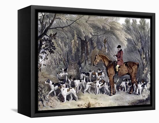 W. Head, Huntsman to the Donnington Hounds, Engraved by J.W. Giles (1801-70) 1837-Richard Barrett Davis-Framed Premier Image Canvas