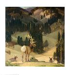 October in the Mountains-W^ Herbert Dunton-Art Print