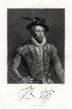 Sir Walter Raleigh, 19th Century-W Holl-Giclee Print
