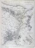 Map of China-W. Hughes-Framed Art Print