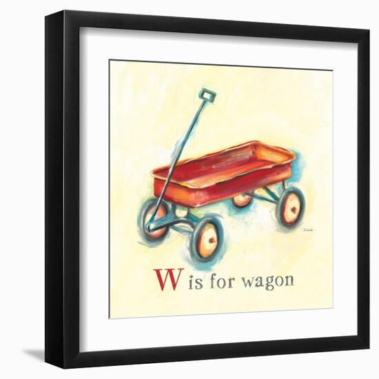 W is for Wagon-Catherine Richards-Framed Art Print