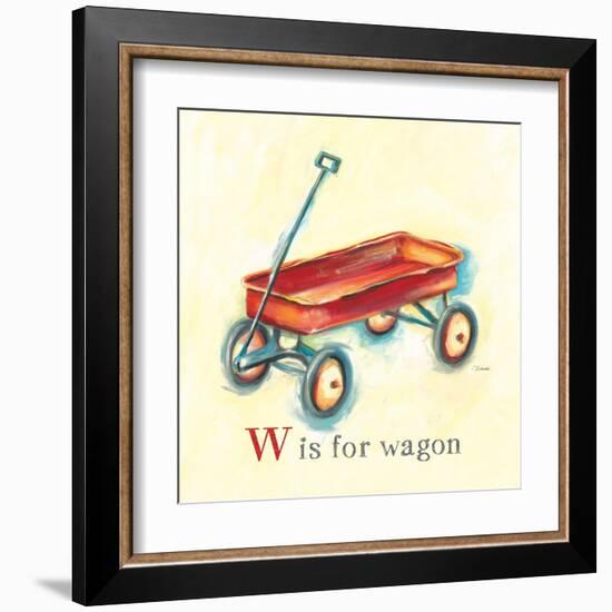 W is for Wagon-Catherine Richards-Framed Art Print