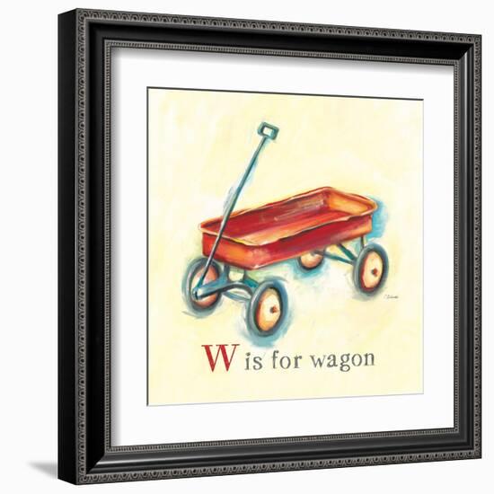 W is for Wagon-Catherine Richards-Framed Art Print